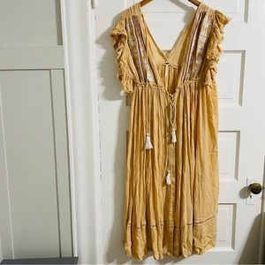 Free People Bali Will Wait For You Midi Dress